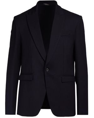 Grifoni Blazer Polyester, Virgin Wool, Elastane - Blue