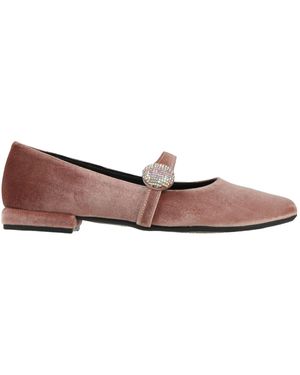 S.piero Ballet Flats Textile Fibers - Brown