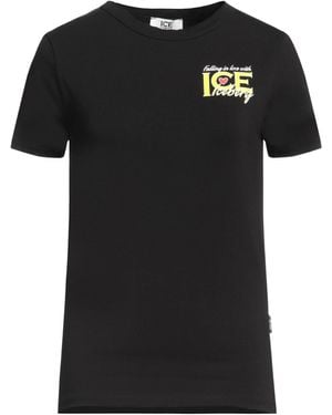 Ice Iceberg T-Shirt Cotton, Elastane - Black