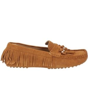 Apepazza Hooney Tan Loafers Leather - Brown