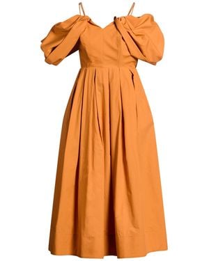 MEIMEIJ Midi Dress Cotton - Orange