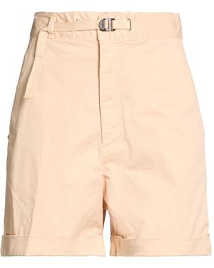 White Sand Shorts & Bermuda Shorts Cotton, Elastane - Natural
