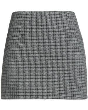 Haveone Mini Skirt Polyester, Cotton, Acrylic, Elastane - Gray