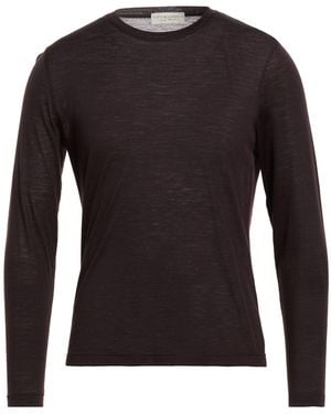 FILIPPO DE LAURENTIIS Dark T-Shirt Merino Wool - Black