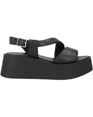 Gianmarco Sorelli Sandals Leather - Black