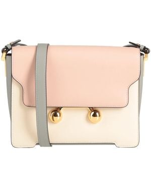 Marni Blush Cross-Body Bag Leather - Pink