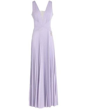 Fracomina Maxi Dress Polyester, Lurex, Polyamide, Elastane - Purple