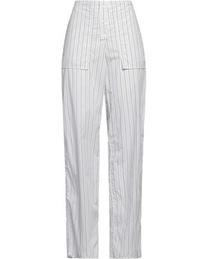 Saks Potts Trousers Cotton - White