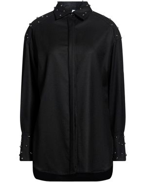 AVOLIO Milano Shirt Virgin Wool - Black