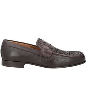 Baldinini Dark Loafers Leather - Gray