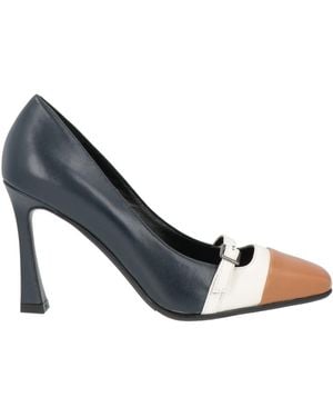 Luciano Barachini Court Shoes Leather - Blue