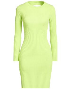 ViCOLO Lime Mini Dress Viscose, Polyester - Green
