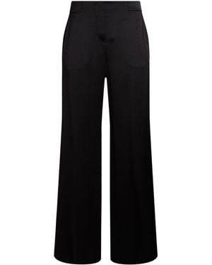 Giorgio Armani Trousers Silk - Black
