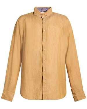 Stenströms Camel Shirt Linen - Natural