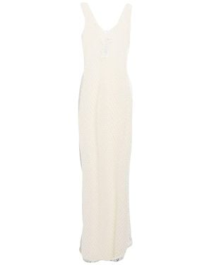 Isabel Benenato Maxi Dress - White