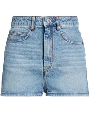 Ami Paris Denim Shorts Cotton - Blue
