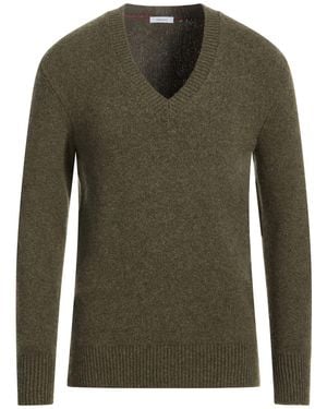 Ferragamo Military Sweater Cashmere, Polyamide, Polyurethane - Green