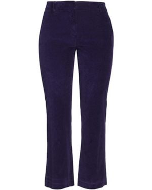 True Royal Pants Cotton, Lycra, Elastane - Blue