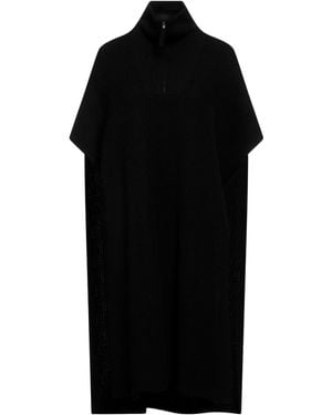 360cashmere Poncho - Negro