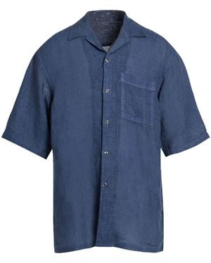 120% Lino Shirt Linen - Blue