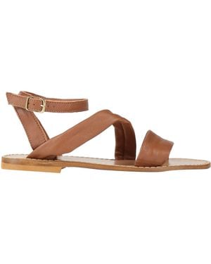 Rebel Queen Light Sandals Leather - Brown