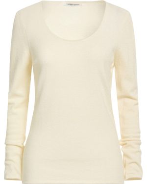 Lamberto Losani Sweater Cashmere, Elastane - Natural