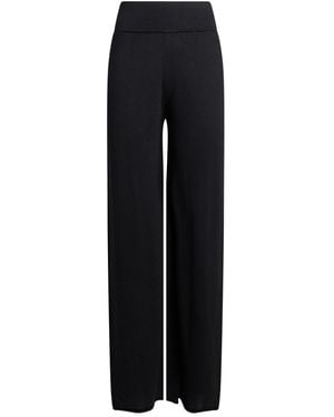 Anna Molinari Trousers Merino Wool - Black