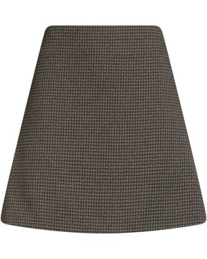 Philosophy Di Lorenzo Serafini Mini Skirt Polyester - Gray