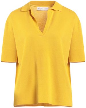 SKILLS & GENES Pullover - Giallo