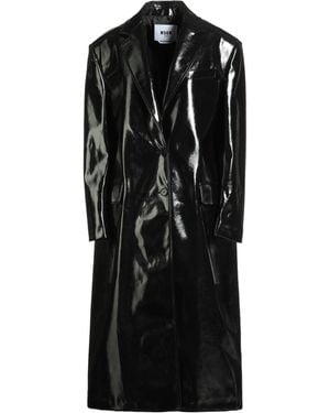 MSGM Overcoat & Trench Coat - Black
