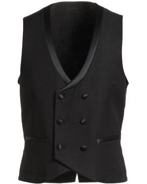 Manuel Ritz Tailored Vest Polyester, Viscose, Elastane - Black