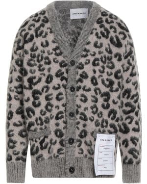 Amaranto Light Cardigan Wool, Cashmere, Mohair Wool, Polyamide - Gray