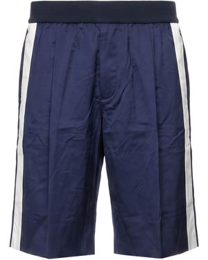 McQueen Shorts & Bermuda Shorts Cotton, Viscose - Blue