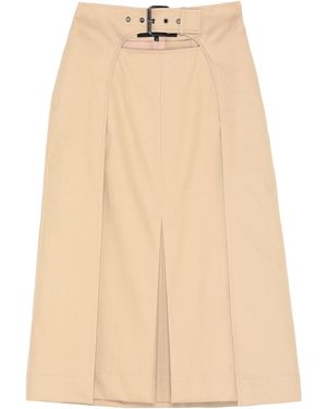 Rochas Midi Skirt - Natural
