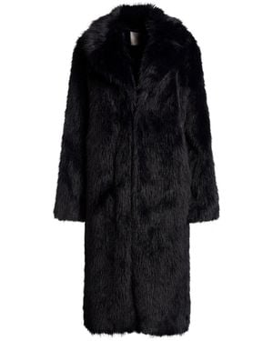 White Wise Shearling & Teddy - Black