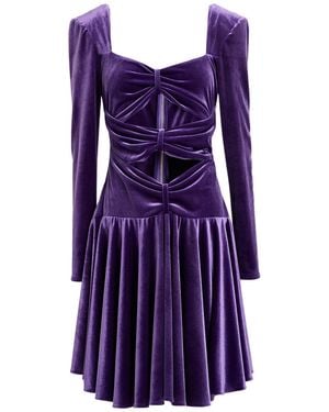 Stefano De Lellis Mini Dress Polyester, Elastane - Purple
