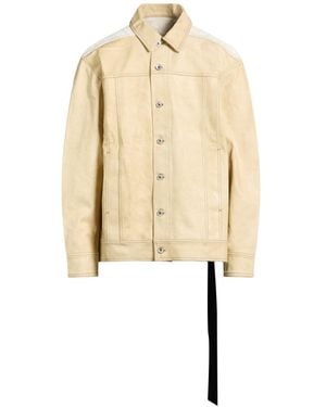 Rick Owens Denim Outerwear Cotton - Natural