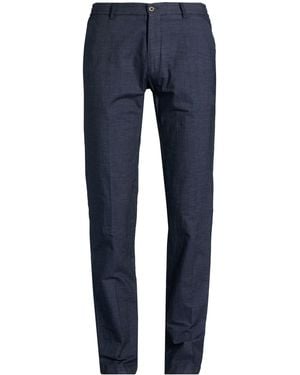 Berwich Midnight Trousers Cotton, Elastane - Blue