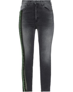 Gaelle Paris Charcoal Jeans Cotton, Elastane - Gray
