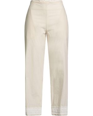 ALESSIA SANTI Trousers Cotton - Natural