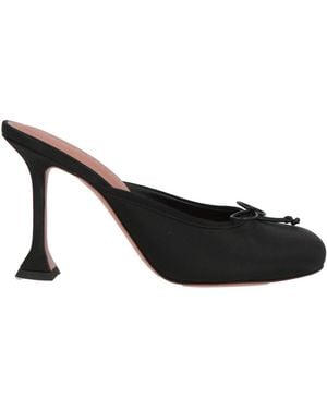 AMINA MUADDI Mules & Clogs Textile Fibers - Black