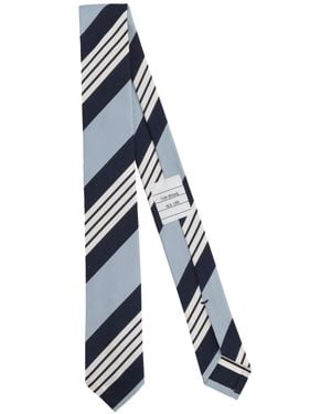 Thom Browne Cravatta E Papillon - Blu