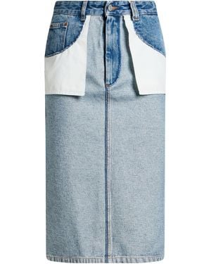 MM6 by Maison Margiela Denim Skirt - Blue
