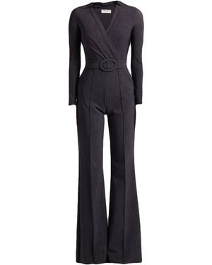 La Petite Robe Di Chiara Boni Charcoal Jumpsuit Polyamide, Elastane - Black