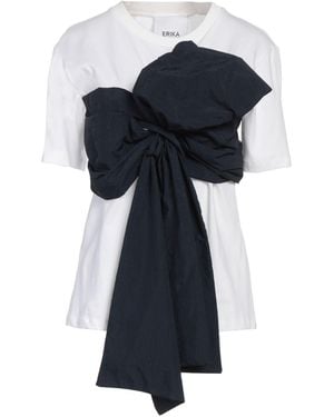 Erika Cavallini Semi Couture T-Shirt Polyamide - Blue