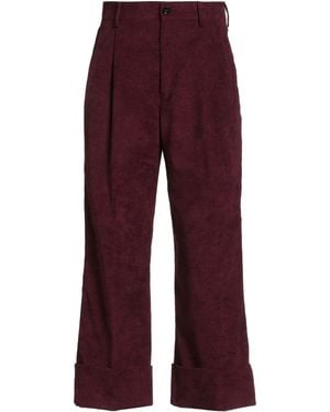 Berwich Burgundy Pants Polyester, Polyamide, Elastane - Red