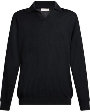 LUIGI GENTILE Sweater Mohair Wool - Blue