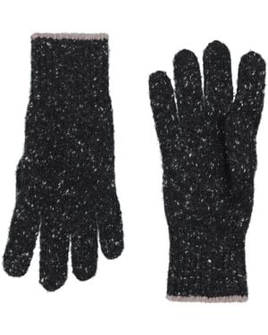 Brunello Cucinelli Gloves Cashmere - Black