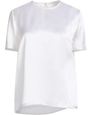 Eleventy Ivory Top Silk - White