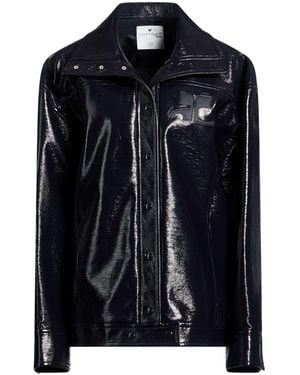 Courreges Midnight Jacket Cotton, Polyurethane, Elastane, Polyamide - Black